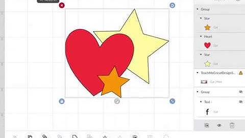 Using Group in Cricut Design Space on the iPad