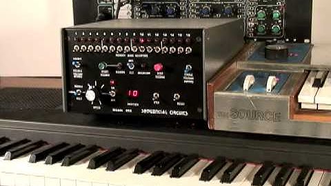 Sequential Circuits Model 800 Sequencer Demo