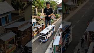 viral!! RC bus jumbo Po.Haryanto#rc #rcbus #buswisata #telolet #shortvideo #bismania