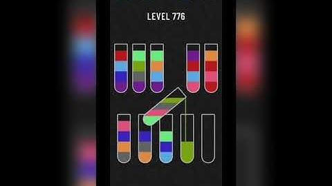 Water sort puzzle level 776