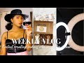 WEEKLY VLOG |BLEACHING ALL MY HAIR, CREATING CONTENT,COOKING ,NEW CANDLES AND MORE