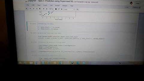 Task 2 - Prediction using Supervised ML Algorithm