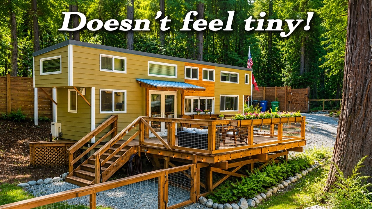 We Built a Tiny House That Feels HUGE + Purchased Land