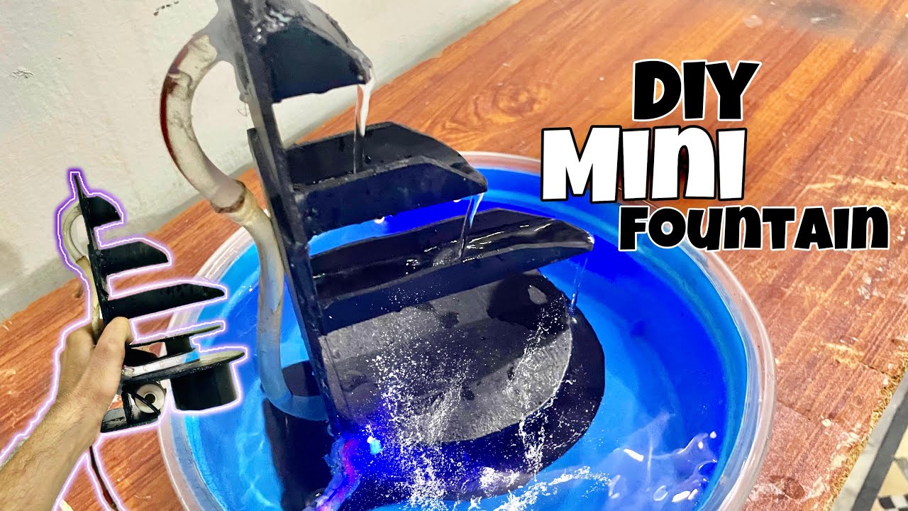 Mini Fountain Amazing decoration DIY water fountain YouTube