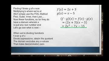 Operations and Restrictions on Functions (Part 2 of Functions Mixtape)