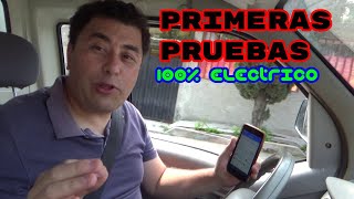 camioneta eléctrica con baterías de litio- Primeras pruebas