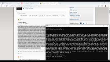 IMDb Movie Review Classification Using Deep learning & Live testing of reviews from IMDb Website