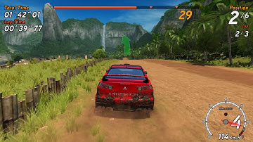 Sega Rally 3 running on TeknoParrot