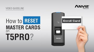 [USER GUIDE] How to reset master cards on T5Pro device?-ANVIZ Malaysia