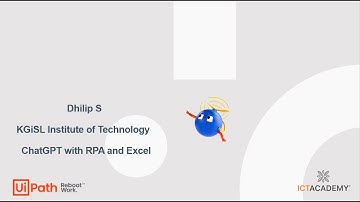 ChatGPT with RPA and Excel Uipath Citizen Developer SKILL-A-THON - 2022 #UipathSkillathon2022