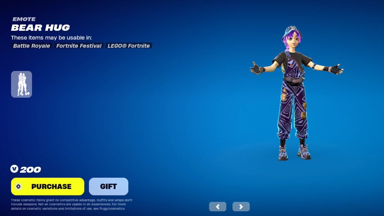 Fortnite Bear Hug Emote Return In Item Shop Hurry Up 😃 YouTube