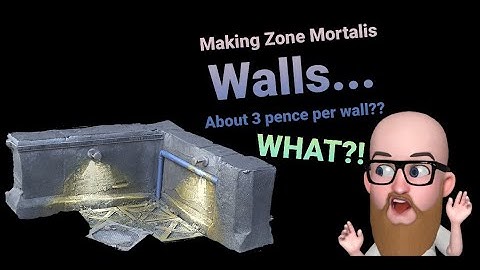 How to make Scratchbuilt walls for Zone Mortalis! Super cheap and EASY! Tutorial! REDUX!!