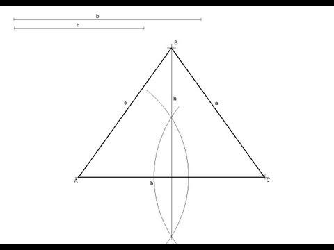 Vídeo: Com Es Pot Trobar El Costat D’un Triangle Isòscel Si Es Dóna Una Base