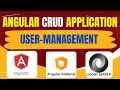 Angular CRUD Operation Using JSON Server| Angular Material|Reactive form |Angular Project HINDI✅️