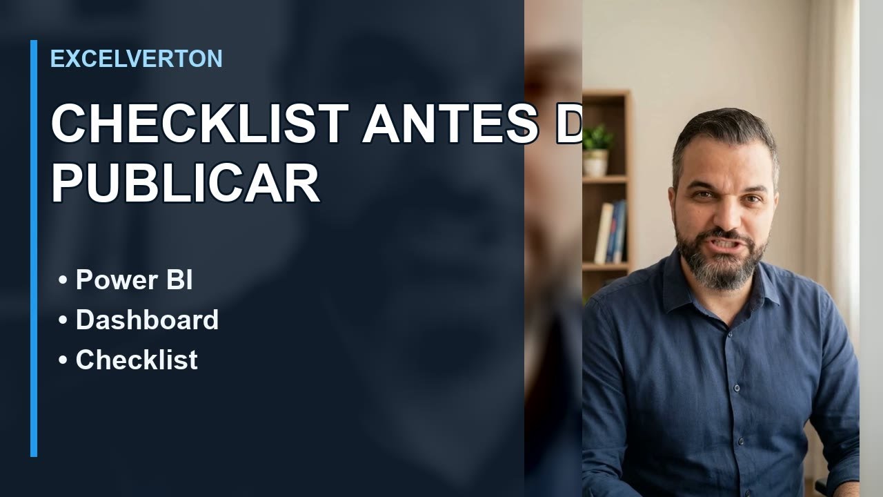 Checklist rápido antes de publicar um dashboard no Power BI #Shorts