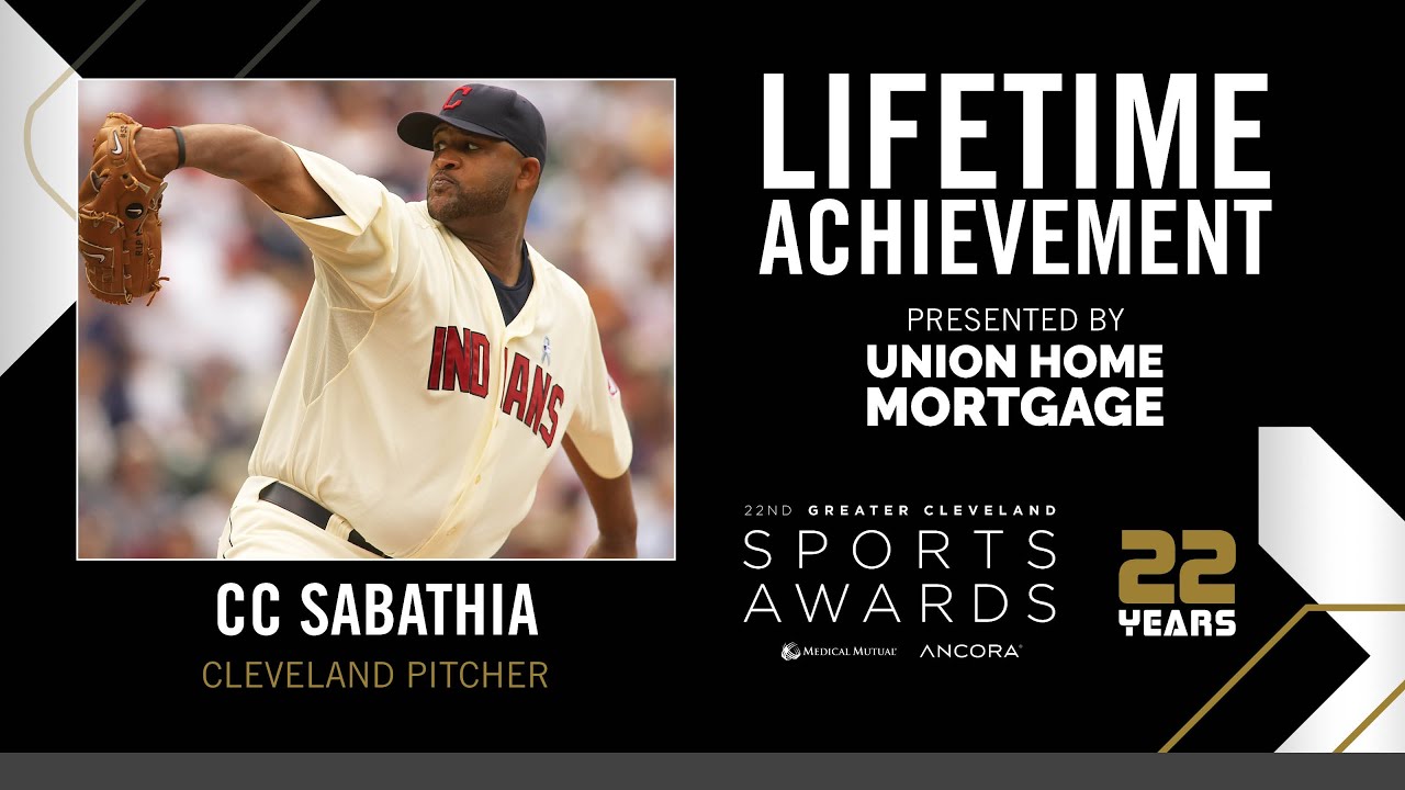 Former Cleveland ace CC Sabathia receives Lifetime Achievement Award