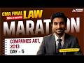 CMA Final Law Revision Marathon | Day 5 – Companies Act  | CS Balgopal Sridharan
