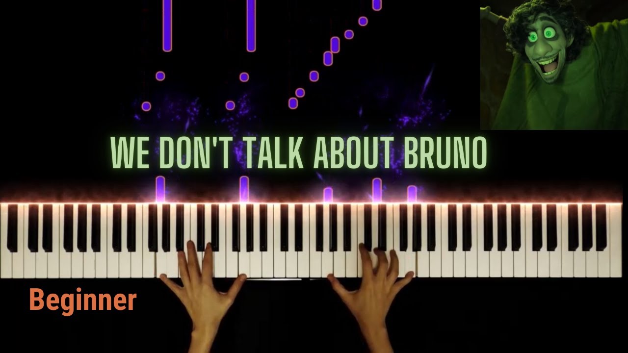🎃 🎃 🎃 We Don't Talk About Bruno || Piano Cover || Beginner Level ...