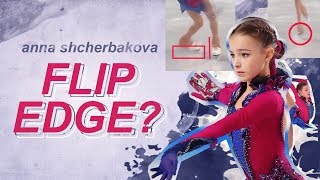 ANNA SHCHERBAKOVA (Анна ЩЕРБАКОВА) FLIP EDGE -- Junior Grand Prix Season