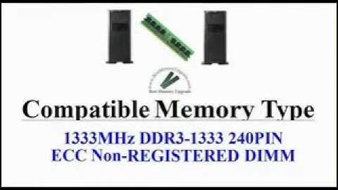 Compatible RAM Memory Upgrade Specifications of HP ProLiant ML370 G6 E5649 Server Computer System