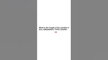 What is the length of the variable in DCL VAR(&VAR1) TYPE(*CHAR) in CL as400 (IBM i)