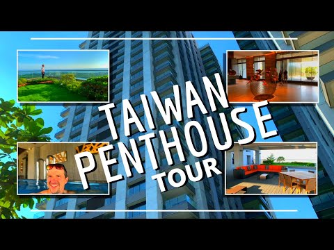 Video: Zweistöckige Penthouse-Wohnung in Taiwan