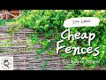 20 cheap fence ideas and budget designs for your farm or backyard