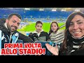 Vlog andiamo per la prima volta allo stadio olimpico di roma a vedere la partita con mammagiulia