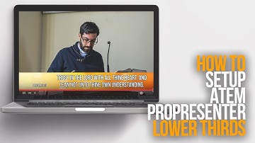 HOW TO ADD LOWER THIRDS WITH PROPRESENTER AND THE ATEM MINI | Complete Setup In Under 9 Minutes