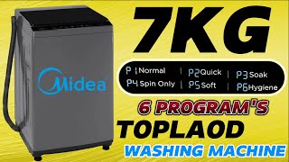 Midea 7Kg Toplaod Washing Machine First Look