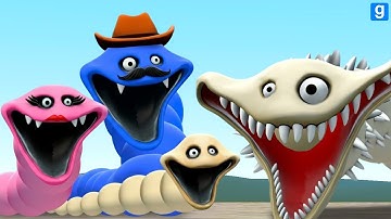 😱 I FOUND ALL NEW ROBLOX HUNGRY WORM in Garry