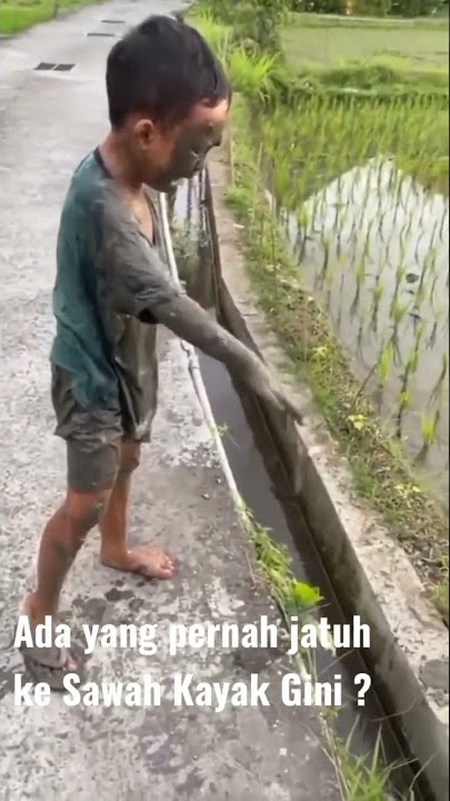 Nostalgia || Jatuh Dari Naik Sepeda Ke Sawah Sendal Ketinggalan