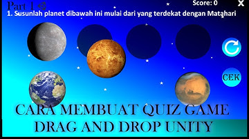 UNITY TUTORIAL - MEMBUAT GAME QUIZ DRAG AND DROP MENGGUNAKAN UNITY 2017