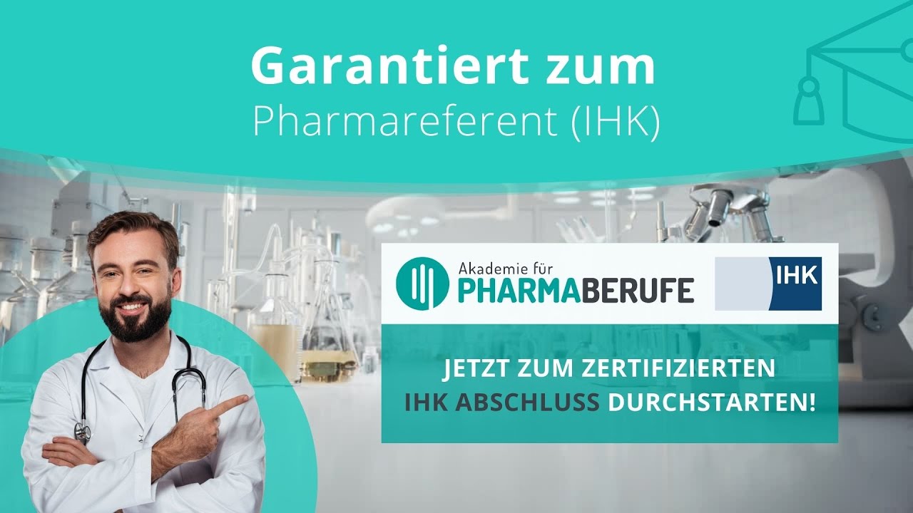 Garantiert zum Pharmareferent (IHK) - YouTube