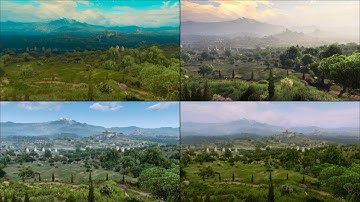 The Witcher 3 | Vanilla vs Verona vs PLM Ultimate 7.0 vs Serenity | Lighting mods Comparison