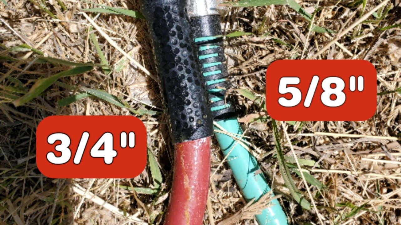 5/8 Inch Garden Hose Vs 3/4 Inch Garden Hose: What'S The Difference