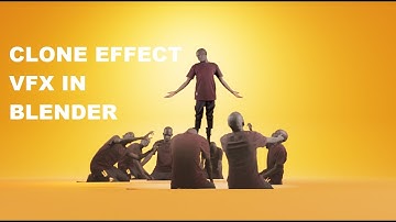 cloning effect in blender   vfx in blender