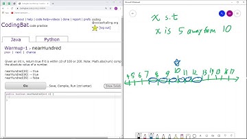 Warmup-1 (nearHundred) Java Solution || Codingbat.com