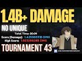 [NO UNIQUE/NO GOLDEN] 1.4B+ DAMAGE STRAT IN TOURNAMENT 43 | Anime Adventures [unedited]