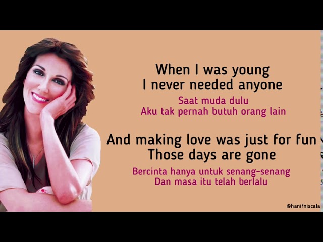 Celine Dion - All By Myself | Lirik Terjemahan