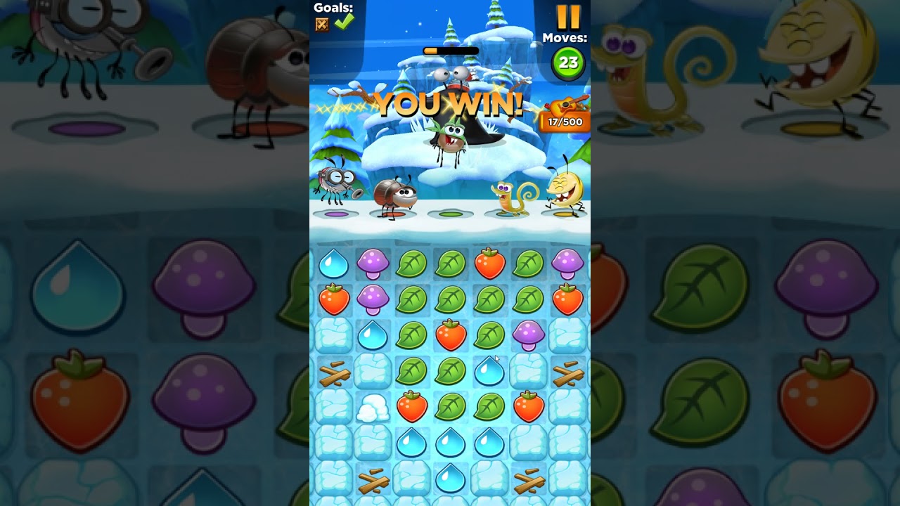 Best Fiends level 22 no boosters