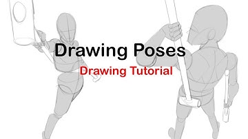 How to Draw Anime Characters in Dynamic Poses | Drawing an Extreme Perspective Angle)