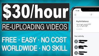 Earn $40 Per Hour Watching And reuploading Videos I MAKE MONEY ONLINE screenshot 3