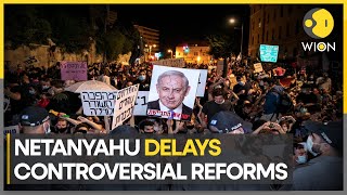 Israel protests: Netanyahu pauses judicial reforms after mass protests | WION