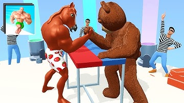 MUSCLE RUSH Game | All Levels Mobile Gameplay Walkthrough Android, ios | New Level 113-114