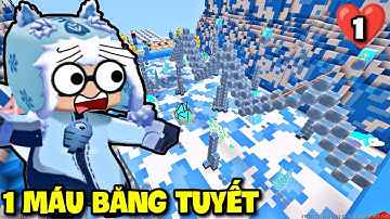 PARKOUR 1 MÁU BĂNG TUYẾT SIÊU SIÊU KHÓ TRONG MINI WORLD | MEOWPEO