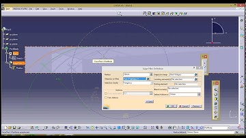 Curso Catia  Clase 8  Parte 5  Edge Fillet  Edges to Keep