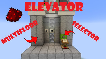 Very fast and compact redstone multifloor-elevator! (1.13+) | Showcase