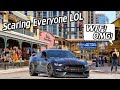 Scaring People in the Loudest GT350R in the City *Girl Freaked Out!*