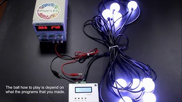 How to set LED Ball DMX Address by YM DMXDC Writer 2017